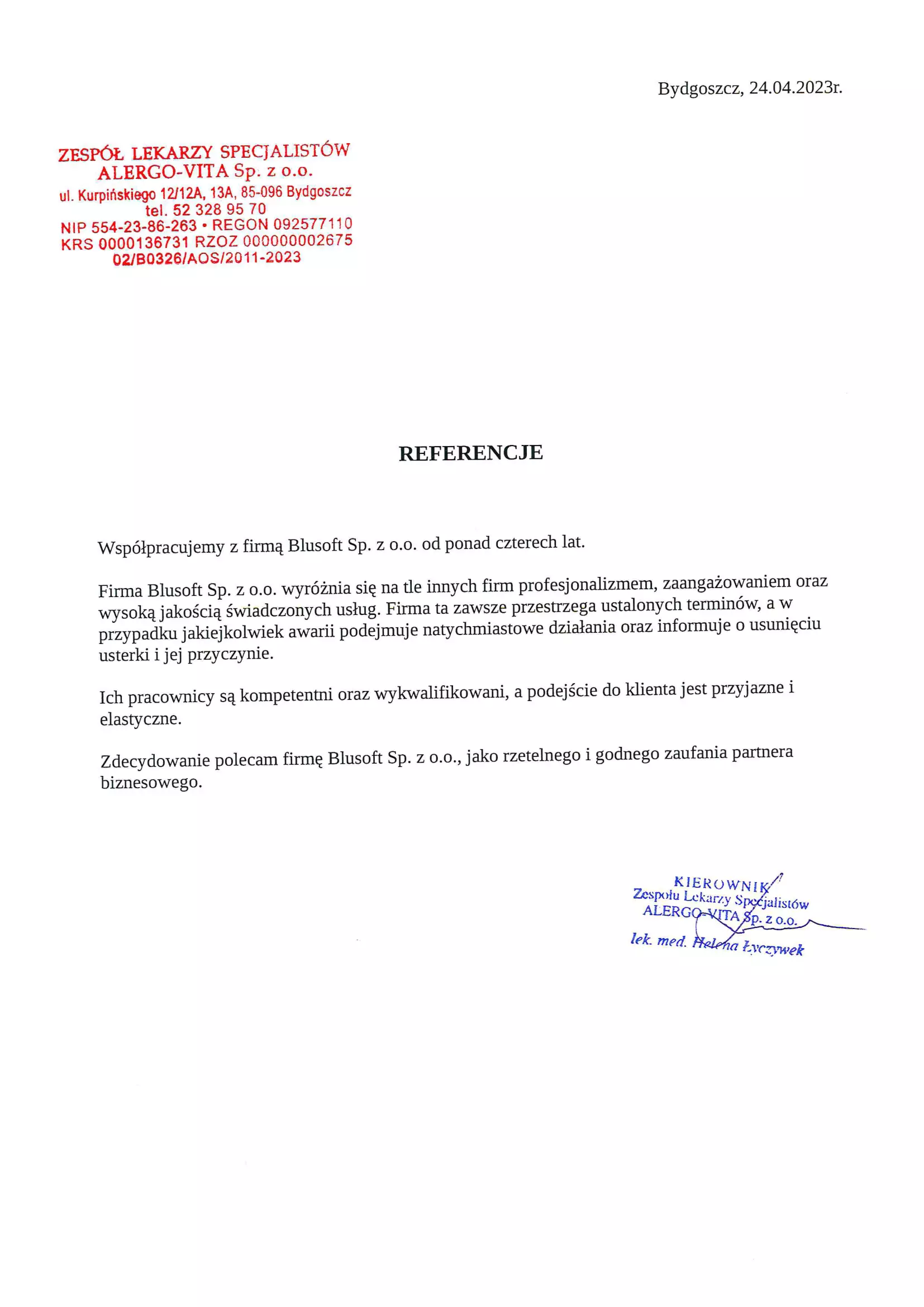 Referencja
